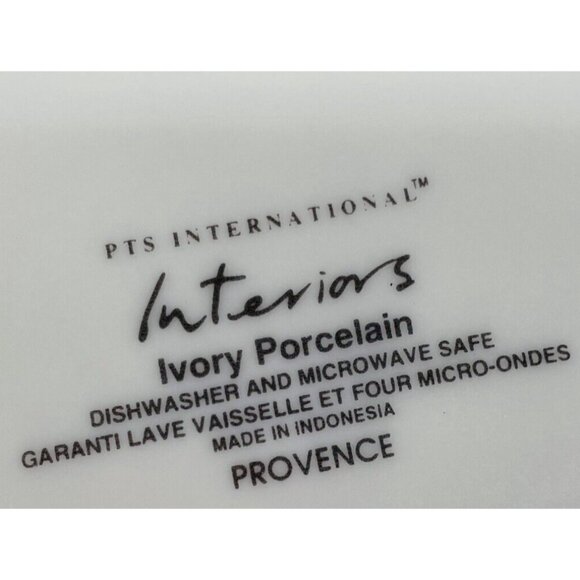 PTS international Interiors PROVENCE Fruit Leaves Porcelain Round Serving Bowl - Picture 9 of 16